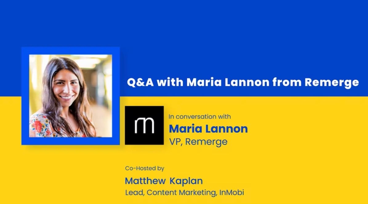 Charting The Future of Retargeting on Mobile: Q&A With Remerge’s Maria Lannon