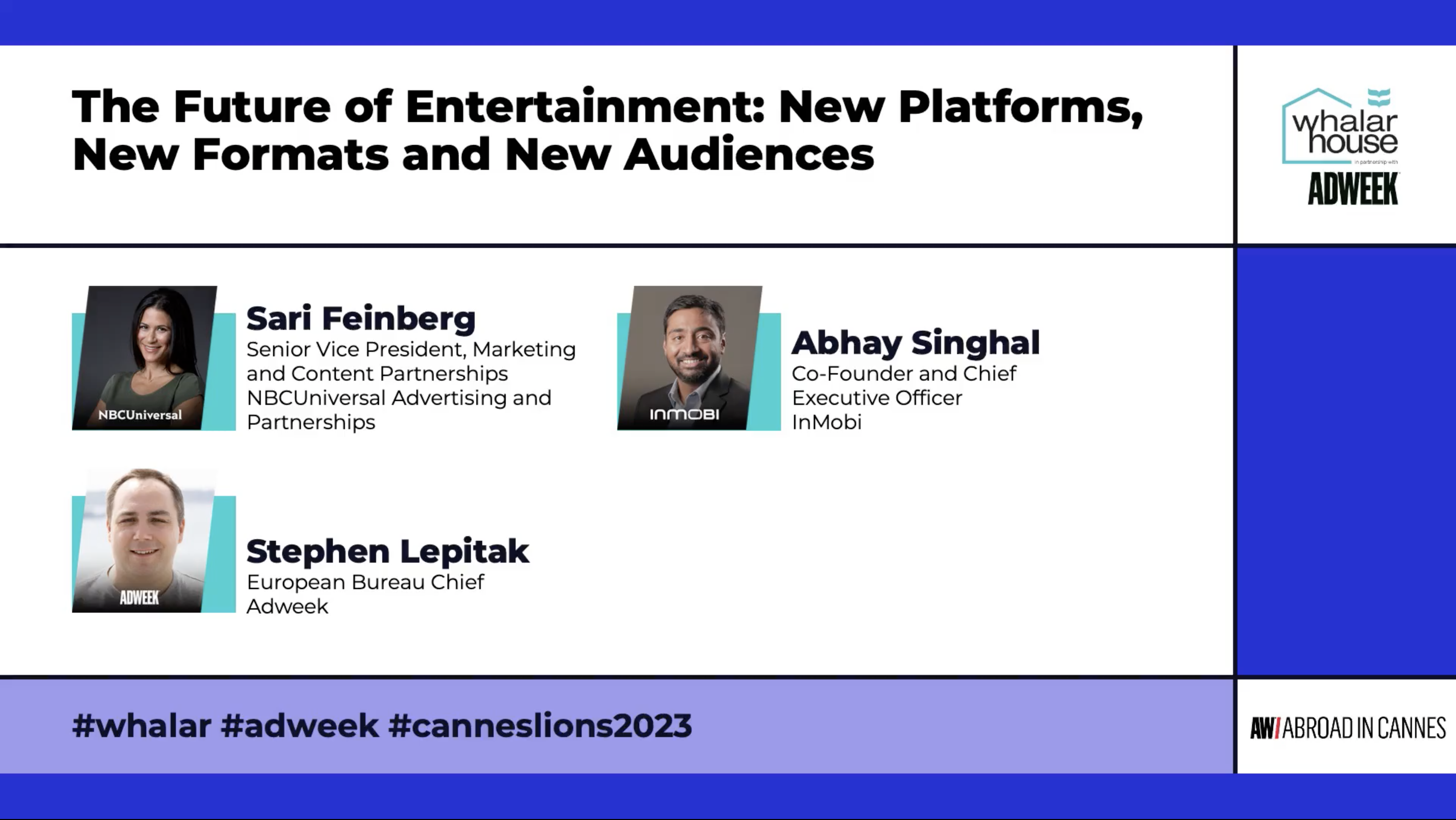 The Future of Entertainment: New Platforms, New Formats, and New Audiences at Cannes Lions 2023
